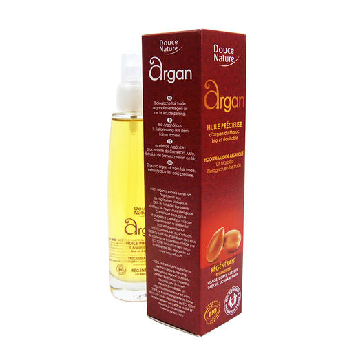 柔舒然 Douce Nature 法国有机进口摩洛哥坚果阿甘油护发精华 100ML1瓶 商品图2
