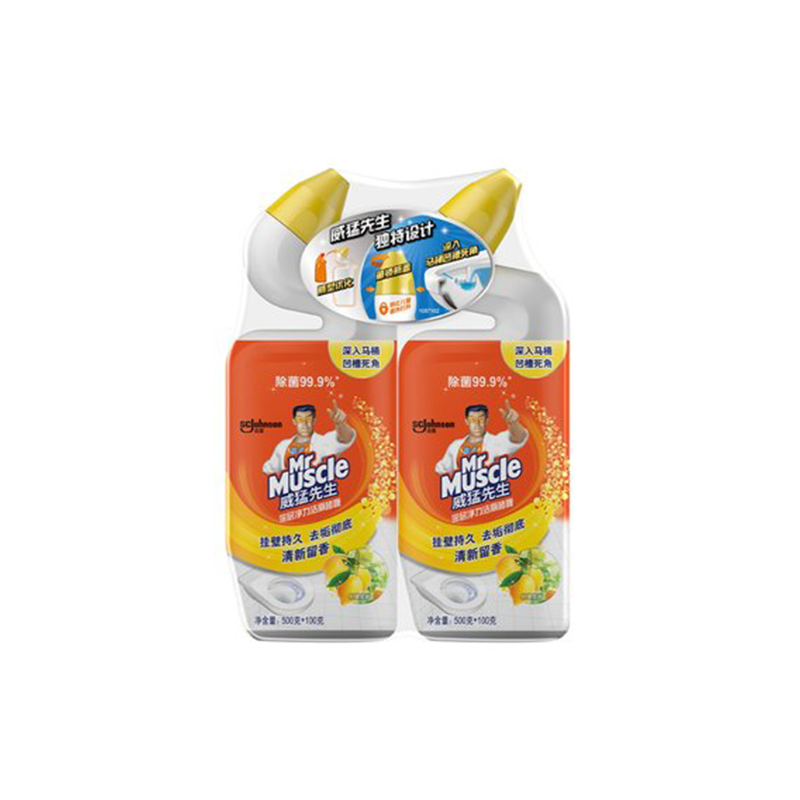 威猛先生洁厕液(柠檬草香) 双包装600g*2