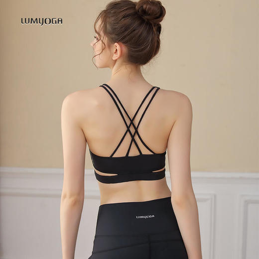 LUM19167露檬新款瑜伽背心运动BRA（含胸垫） 商品图3