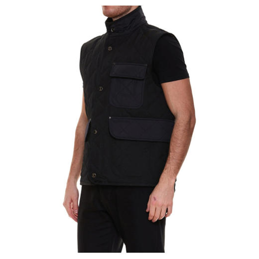 BURBERRY 博柏利 菱形绗缝温控背心 男士棉马甲 黑色 8049783 A1189 商品图3