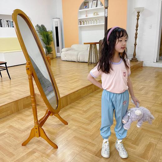 黛唯梵2022新款儿童防蚊裤灯笼裤凉爽舒适夏天男女童薄款宽松休闲裤 商品图5