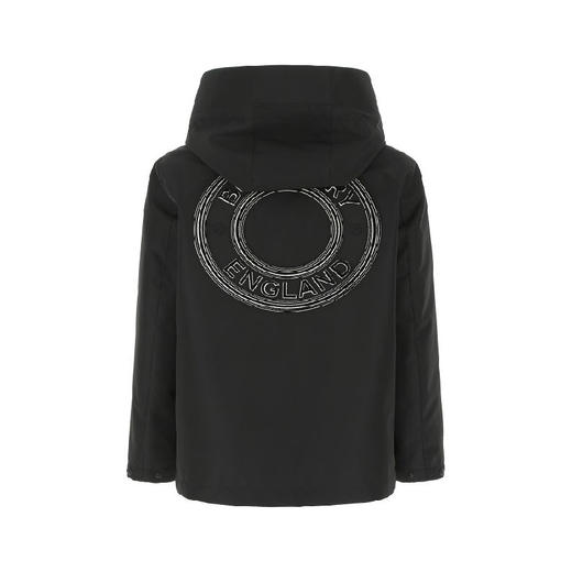 BURBERRY 博柏利 女士徽标印花连帽外套 黑色 8048050 A1189 商品图1