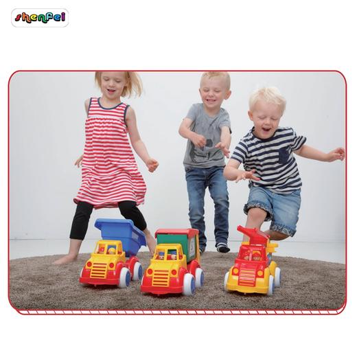 瑞典ViKingToys翻斗车幼儿园儿童耐摔惯性车趣味互动仿真模型玩具 商品图3