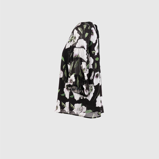 堆褶袖插肩袖上衣 商品图2