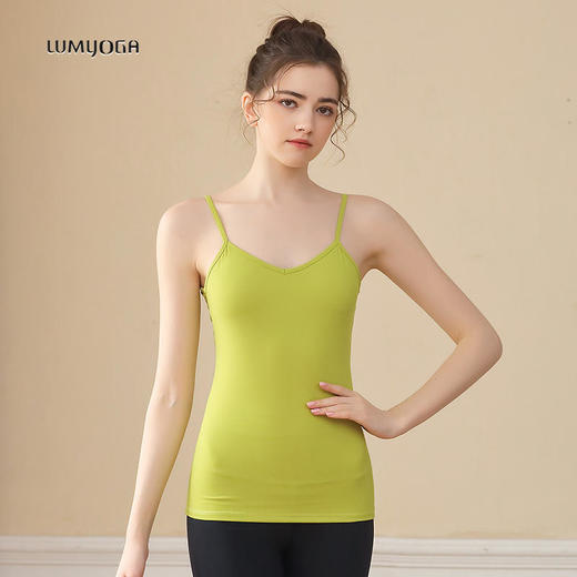 LUM29725露檬新款瑜伽运动背心（含胸垫） 商品图4