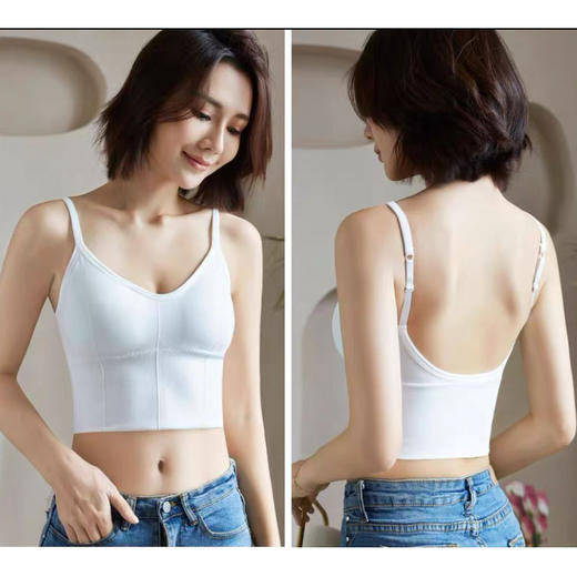 【买一赠二】网红款 | 大U型吊帶美背裹胸抹胸聚拢运动背心 商品图6