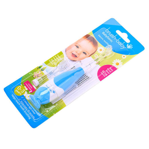 英国进口brush-baby百刷宝贝婴幼儿电动牙刷1-3岁宝宝牙刷防水智能 商品图9