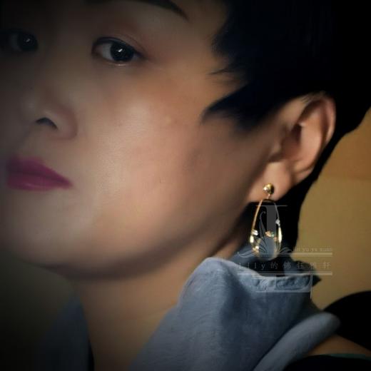 【轻舞】设计款翡翠耳坠 商品图9