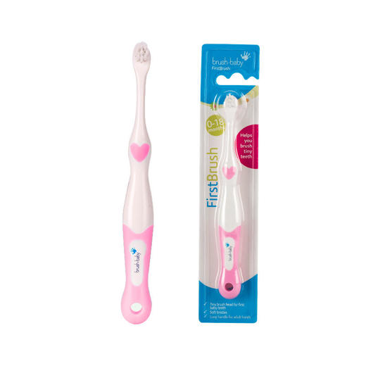 brush-baby百刷宝贝英国进口乳齿清洁宝宝乳牙训练0-18个月辅助牙刷和套装 商品图7