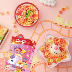 泰国家乐氏谷维滋彩圈圈285g/033588 儿童营养麦片早餐口口香脆