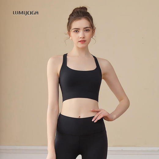 LUM19173露檬新款瑜伽背心运动BRA（含胸垫） 商品图2