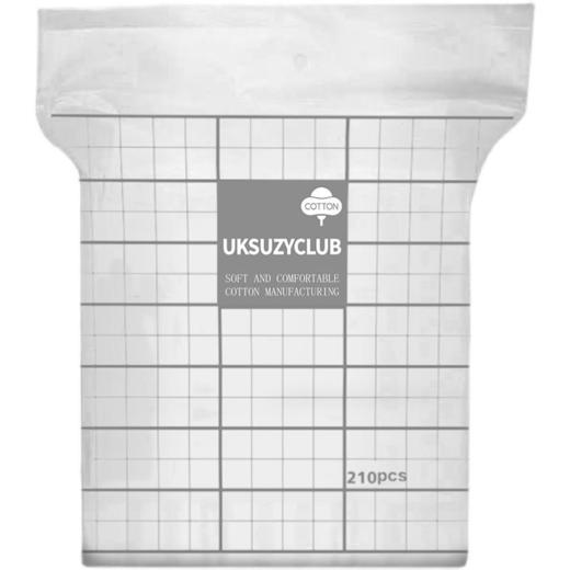 UKSUZYCLUB亲肤双效化妆棉210片/包耐擦不起絮 商品图4