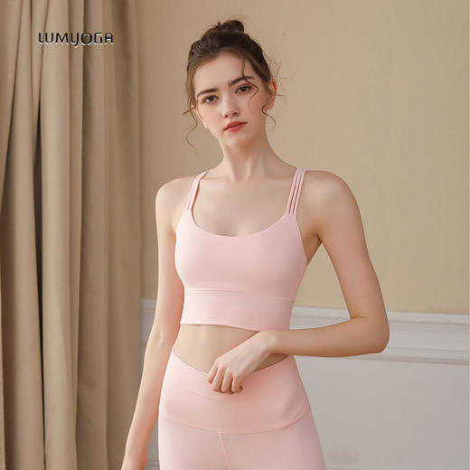 LUM19171露檬新款瑜伽背心运动BRA（含胸垫） 商品图4