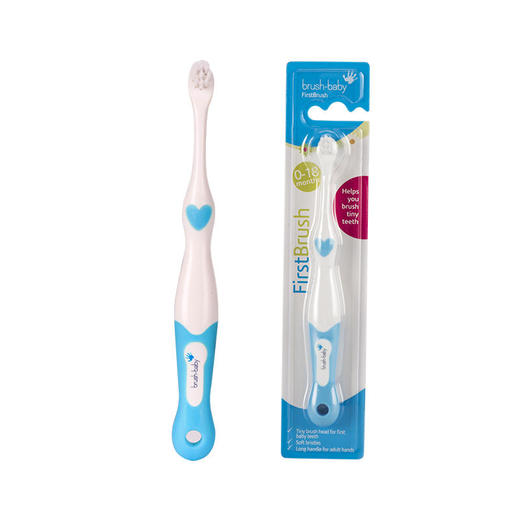 brush-baby百刷宝贝英国进口乳齿清洁宝宝乳牙训练0-18个月辅助牙刷和套装 商品图9