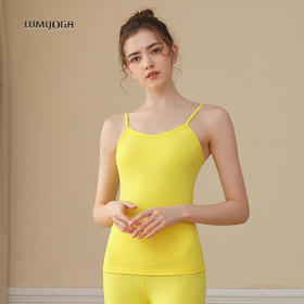 LUM29728露檬新款瑜伽运动背心（含胸垫）