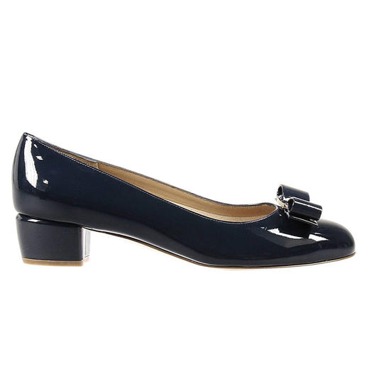 FERRAGAMO 菲拉格慕 女士皮鞋 蓝色 539449 商品图0