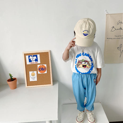 黛唯梵2022新款儿童防蚊裤灯笼裤凉爽舒适夏天男女童薄款宽松休闲裤 商品图6