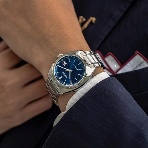 西铁城防水经典简约商务机械手表男NJ0100-71L 商品图6