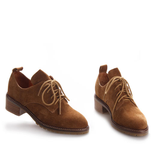 内联升女鞋时装胎牛皮短靴4753C 商品图1