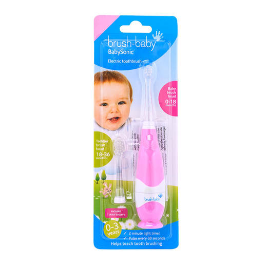 英国进口brush-baby百刷宝贝婴幼儿电动牙刷1-3岁宝宝牙刷防水智能 商品图5
