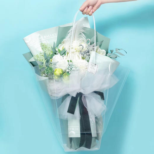 透明花束手提袋礼盒袋H1H2H3H4H5H6Z2Z3Z4C1C2 商品图1