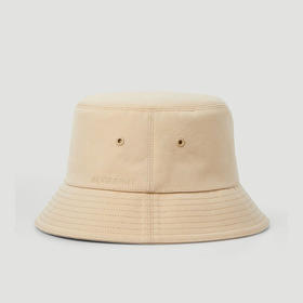 BURBERRY 博柏利 绣标装饰棉质渔夫帽 男士渔夫帽 驼色 8048770 A1366