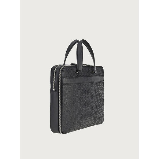FERRAGAMO 菲拉格慕 GANCINI公文包 男士手提包 黑色 24 0635 749653 商品图1