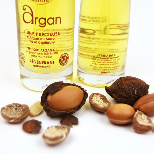 柔舒然 Douce Nature 法国有机进口摩洛哥坚果阿甘油护发精华 50ML1瓶 商品图5