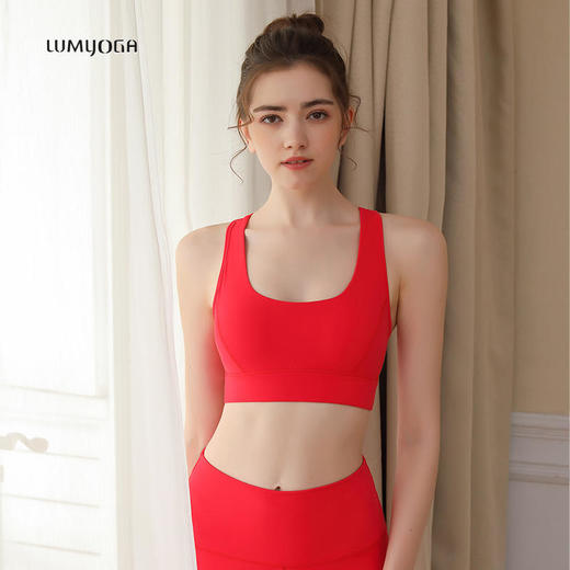 LUM19177露檬新款瑜伽背心运动BRA（含胸垫） 商品图4