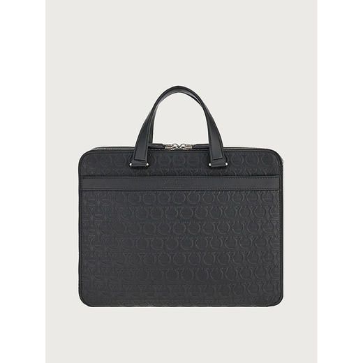 FERRAGAMO 菲拉格慕 GANCINI公文包 男士手提包 黑色 24 0635 749653 商品图0