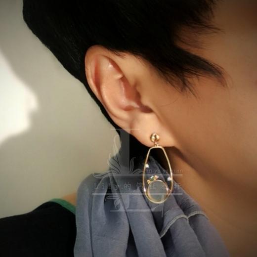 【轻舞】设计款翡翠耳坠 商品图10