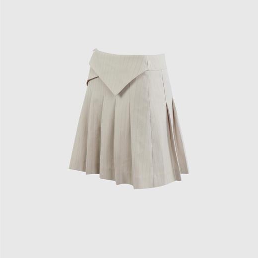 百褶腰装饰减龄半裙 商品图1