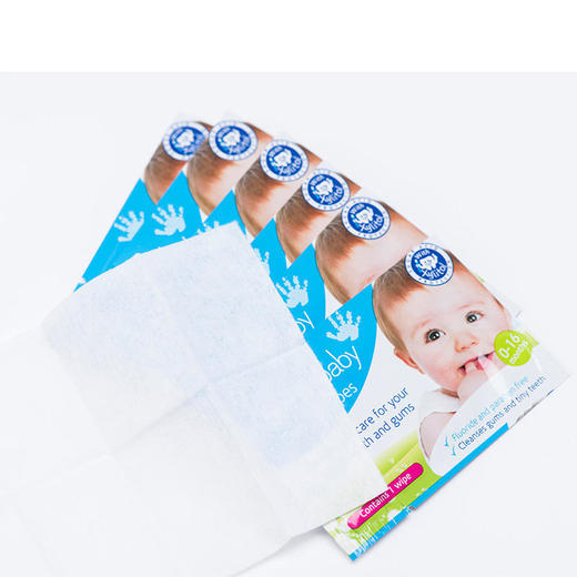brush-baby百刷宝贝英国婴儿口腔擦拭巾宝宝舌苔牙龈乳牙洁齿清洁湿巾28片 商品图6