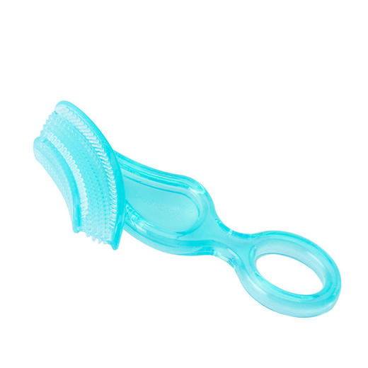 brush-baby百刷宝贝英国进口软咀嚼牙刷10-36月婴幼儿硅胶牙胶2岁 商品图6