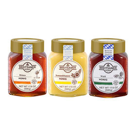 德国贝斯玛蜂蜜500g 黑森林/精选/向日葵纯蜂蜜营养丰富 022823/022824/031880