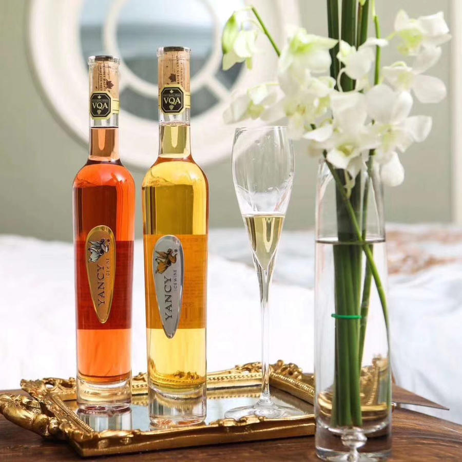 加拿大云惜加佰纳冰红葡萄酒375ml yancy cabernet icewine(2015)