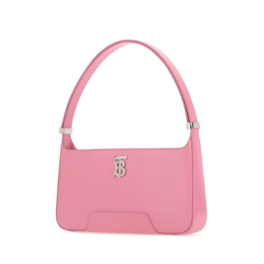 【一】BURBERRY 博柏利 TB系列 月见草粉皮革 女士单肩包 粉色 8049011 B1020 商品图1