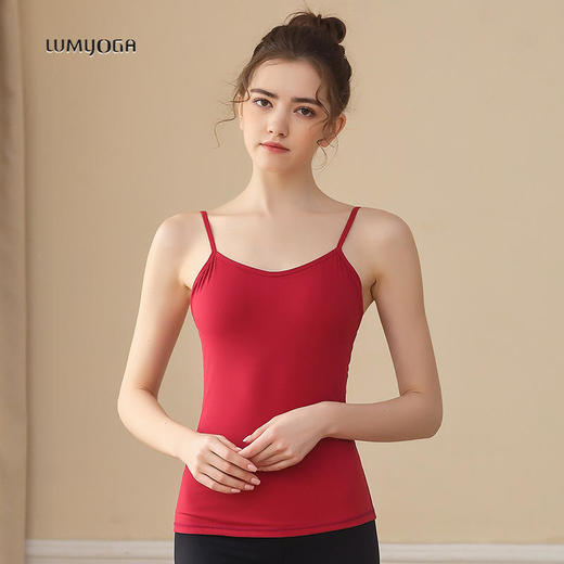 LUM29728露檬新款瑜伽运动背心（含胸垫） 商品图2