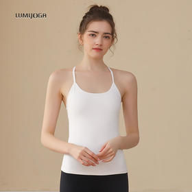 LUM29722露檬新款瑜伽运动背心（含胸垫）