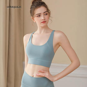 LUM19176露檬新款瑜伽背心运动BRA（含胸垫）
