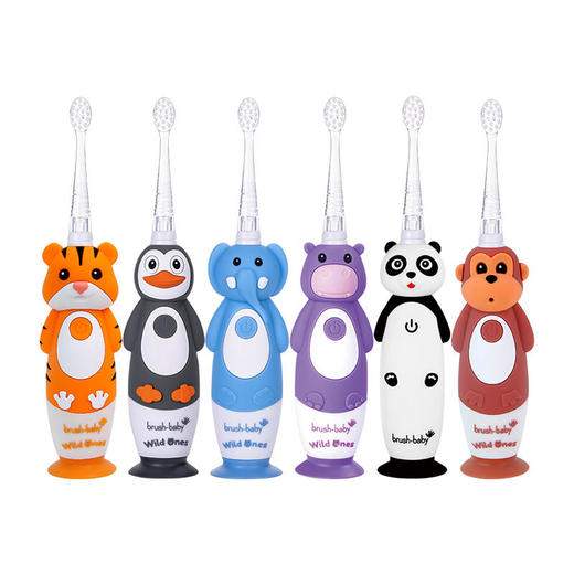 brush-baby百刷宝贝儿童电动牙刷充电式软毛小头声波震动智能防水0-10岁 商品图4