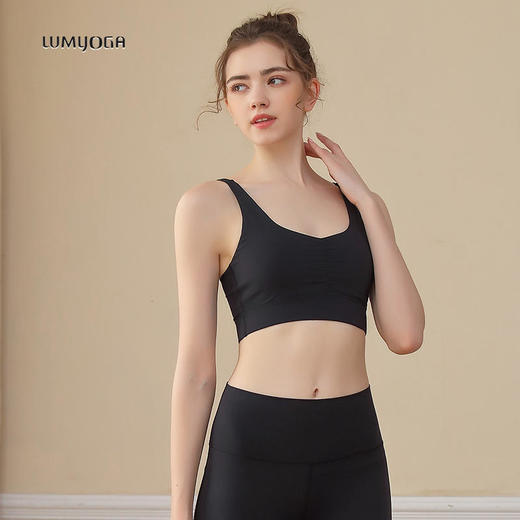 LUM19179露檬新款瑜伽背心运动BRA（含胸垫） 商品图0