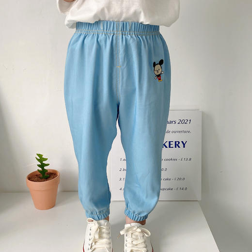 黛唯梵2022新款儿童防蚊裤灯笼裤凉爽舒适夏天男女童薄款宽松休闲裤 商品图8