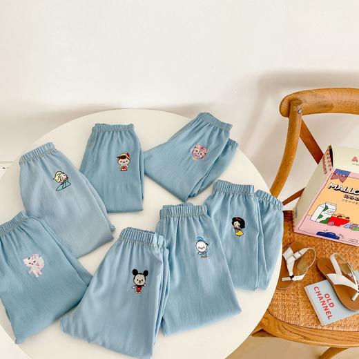 黛唯梵2022新款儿童防蚊裤灯笼裤凉爽舒适夏天男女童薄款宽松休闲裤 商品图2