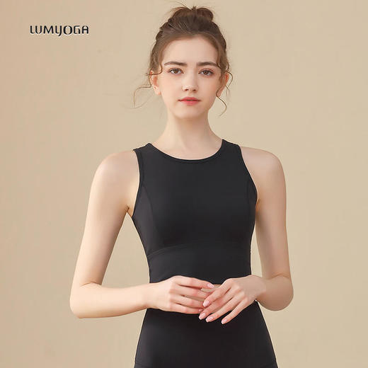 LUM19180露檬新款瑜伽背心运动BRA（含胸垫） 商品图0