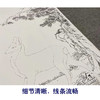 【大彩图】郎世宁工笔画白描底稿《瑞麅图》临摹勾线高清打印稿LS04 商品缩略图4