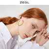 ZEGL时尚耳环耳圈冷淡风女气质韩国轻奢耳钉2021新款简约个性耳饰 商品缩略图2