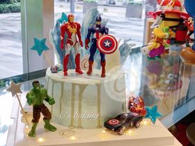 【漫威迷必订】复仇者联盟主题A款  忌廉蛋糕（默认自提，收费配送请联系客服）