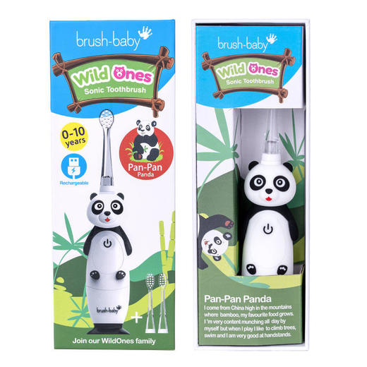 brush-baby百刷宝贝儿童电动牙刷充电式软毛小头声波震动智能防水0-10岁 商品图7