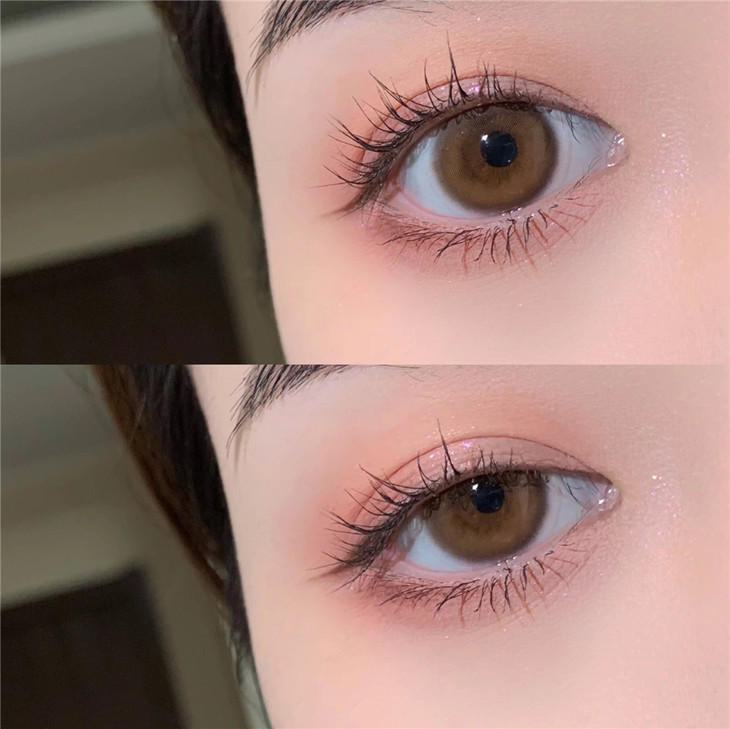 KIRAFAIRY年抛隐形眼镜 浅瞳蛋奶14.2mm 1副/2片-VVCON美瞳网7